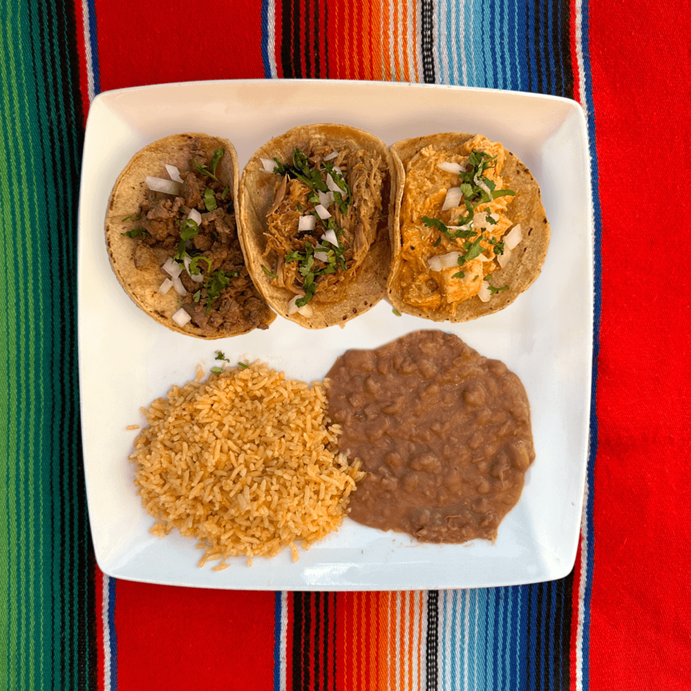 3 Street Tacos Plate