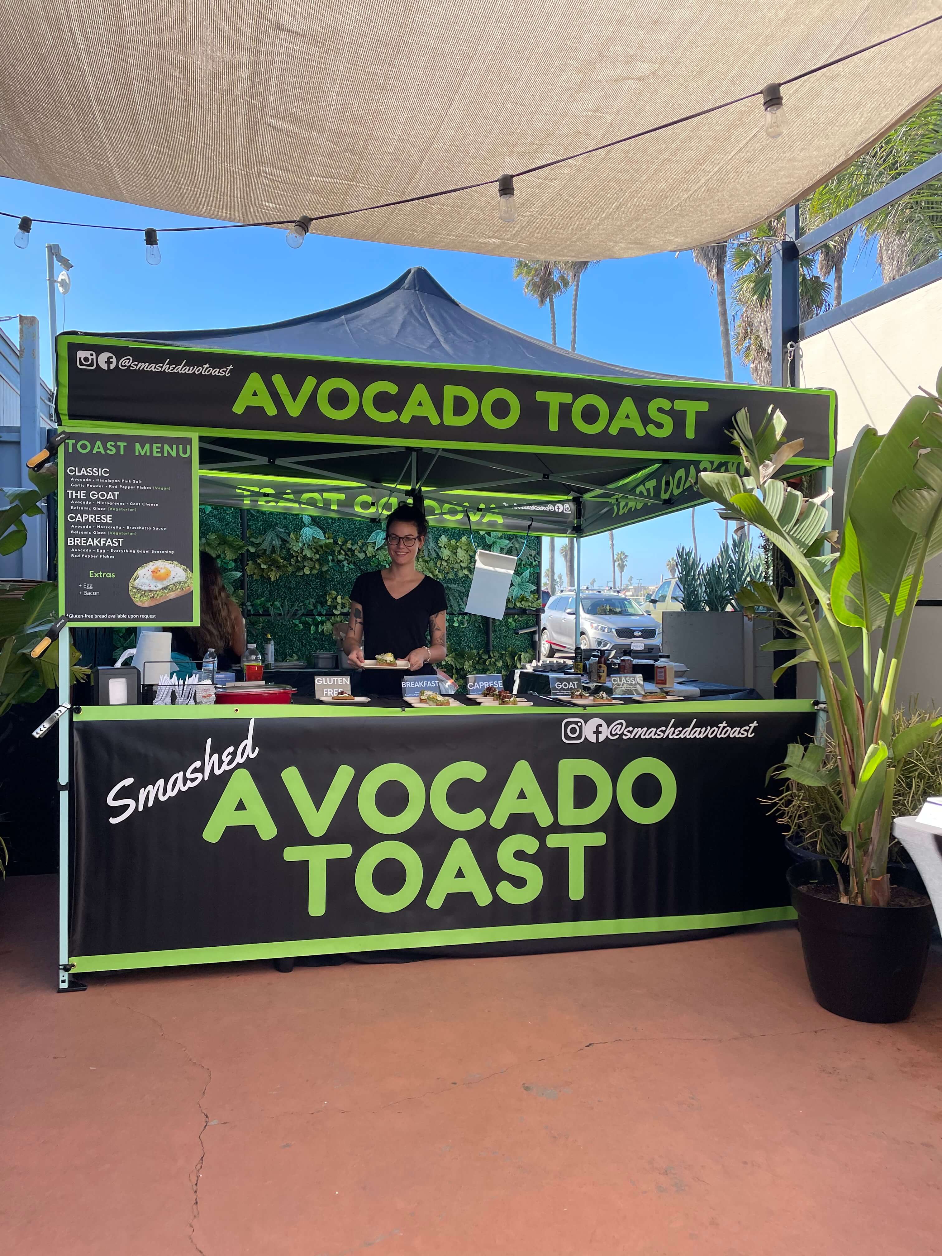 The Smashed Avocado and Toast food truck.