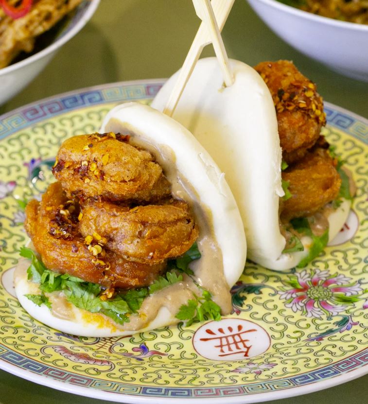 Fried Shroom Bao