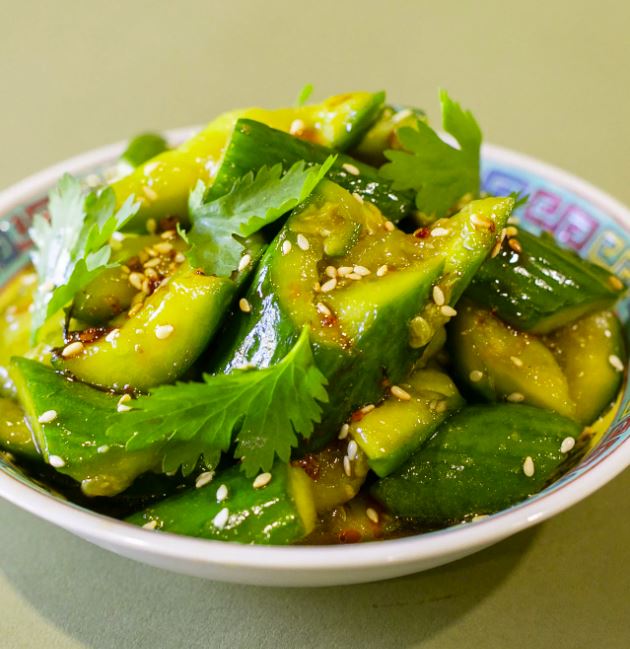 Smashed Cuke Salad