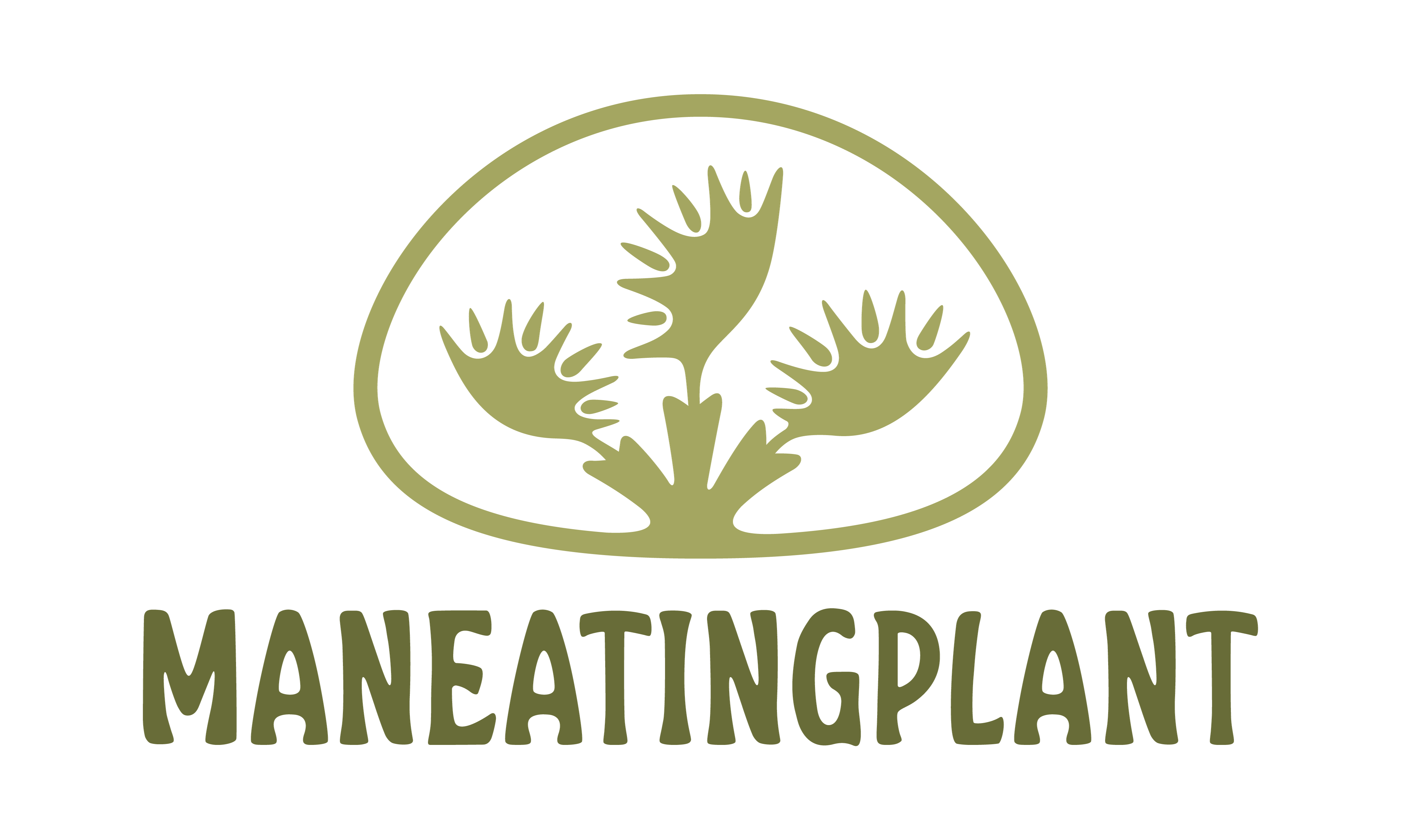 The MANEATINGPLANT logo.