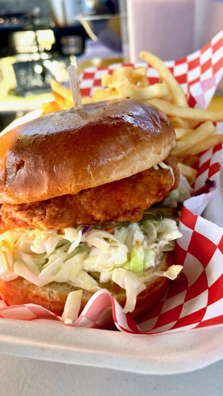 Sweet & Spicy Fried Chicken Sandwich