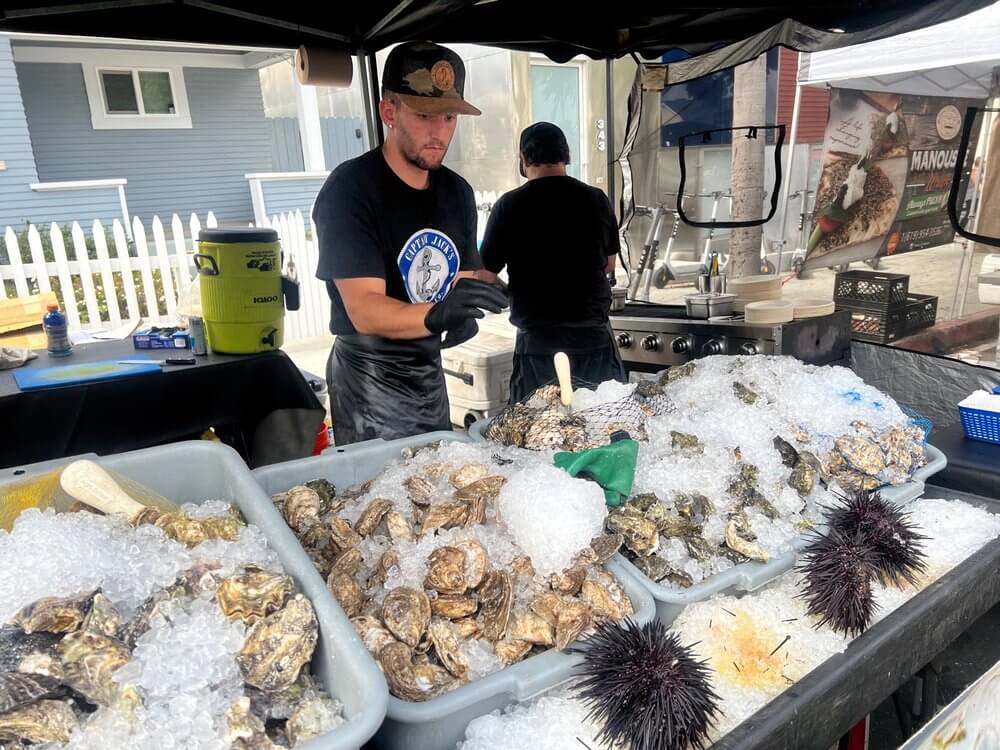 The Captain Jack's Shellfish Co food truck.