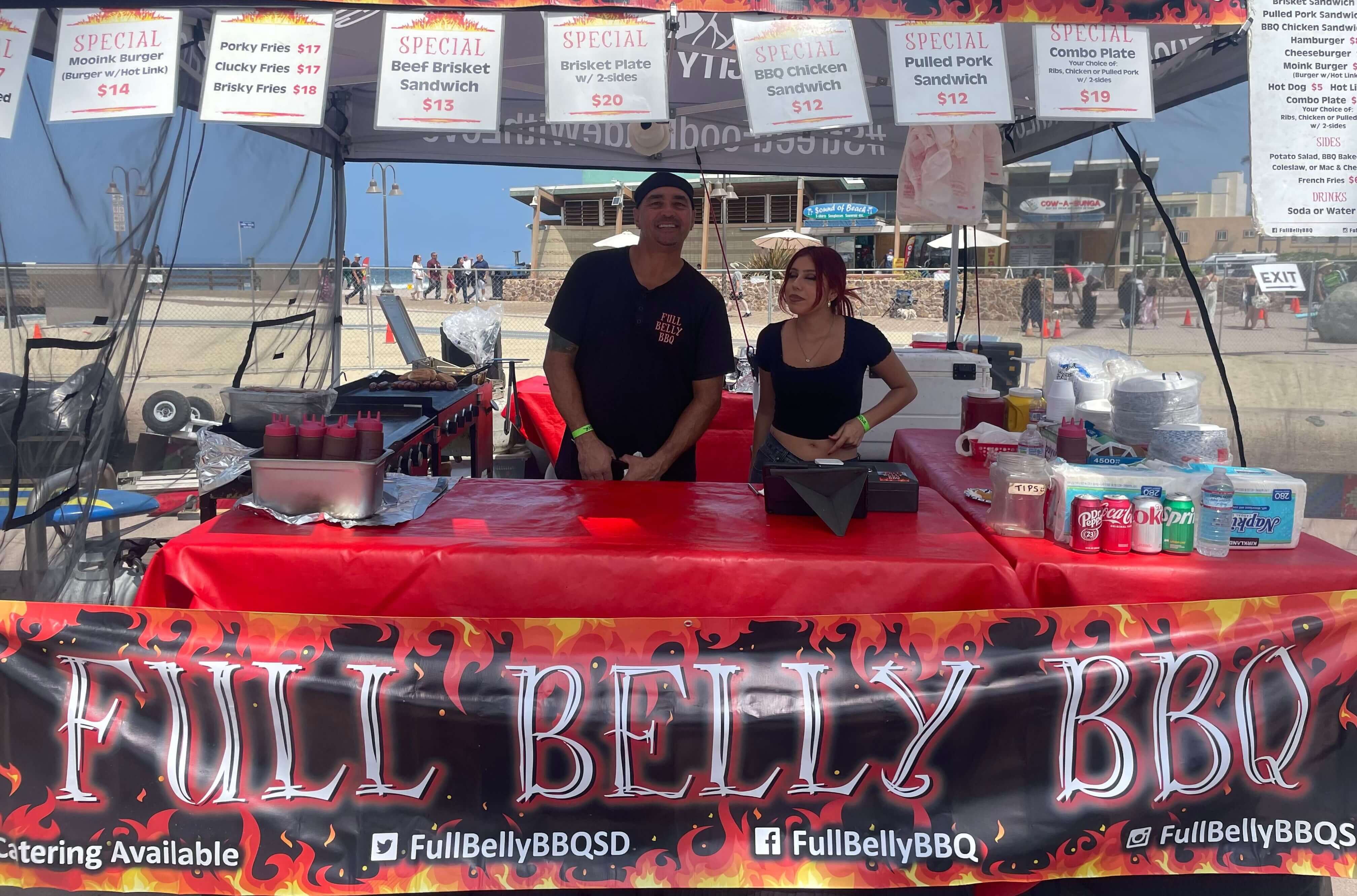 The Full Belly BBQ food truck.